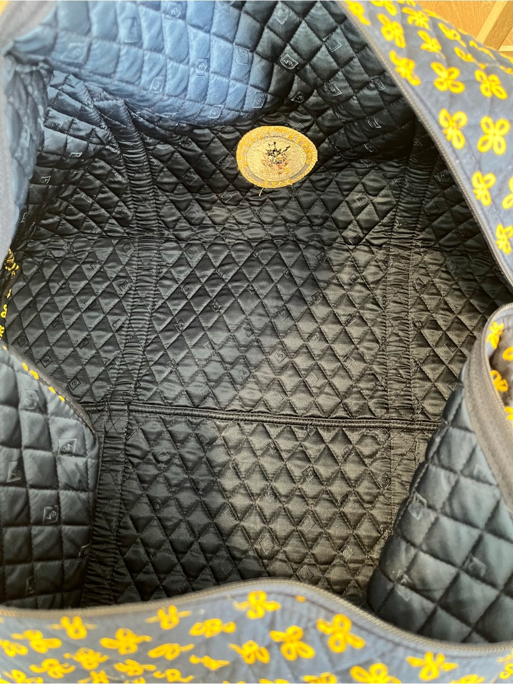 Vera Bradley US Navy Quilted Large Tote - Picture 5 of 7
